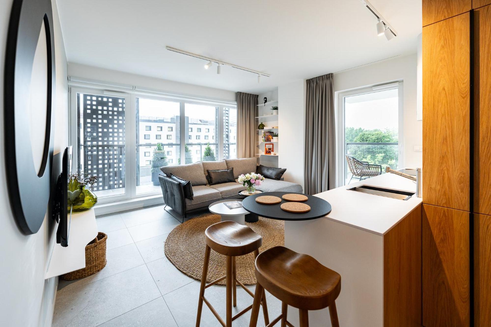 Apartamenty Tespis - Sokolska 30 Towers カトヴィツェ 部屋 写真